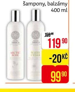 Natura Siberica šampony, balzámy 400 ml