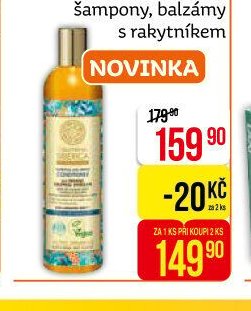 Natura Siberica šampony, balzámy s rakytníkem