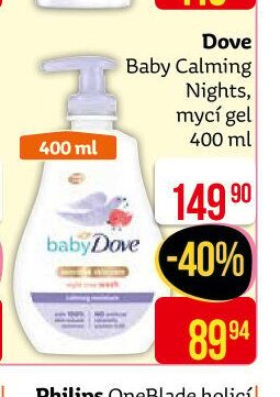 Dove Baby Calming Nights, mycí gel 400 ml