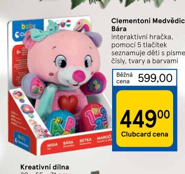 Clementoni Medvědice Bára