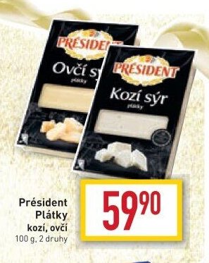 Président Plátky kozí, ovčí