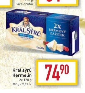 Král sýrů Hermelín