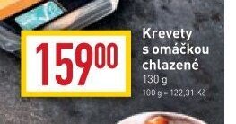 Krevety s omáčkou chlazené