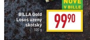 BILLA Gold Losos uzený skotský