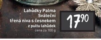 Lahůdky Palma Sváteční třená niva s česnekem z pultu lahůdek