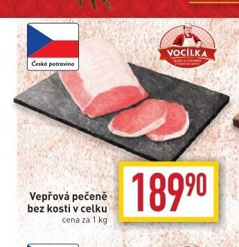 Vepřová pečeně bez kosti v celku