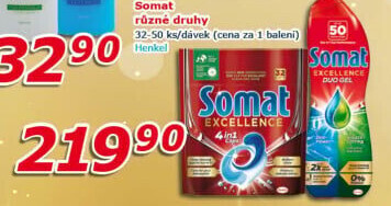 Prostředky do myčky Somat