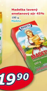 Sýr tavený smetanový Madetka