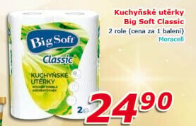 Utěrky kuchyňské 2vrstvé Classic Big Soft