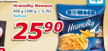 Hranolky mražené Nowaco
