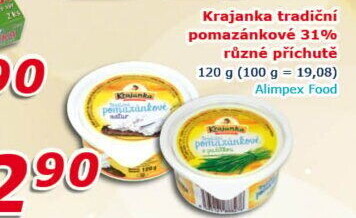 Tradiční pomazánkové Krajanka