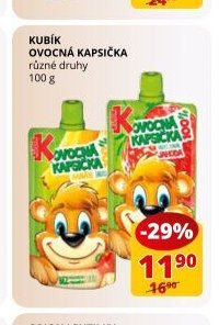 Kubík ovocná kapsička