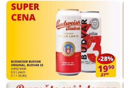 Budweiser Budvar Original, Budvar 33