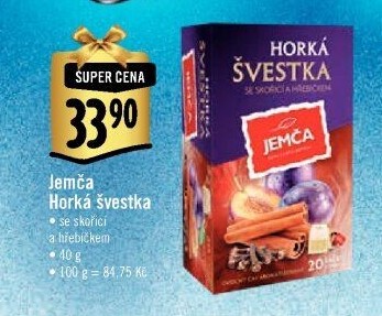 Čaj Horké ovoce Jemča