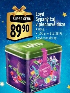 Čaj sypaný Loyd - plechová dóza
