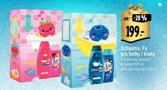 Dárková kazeta dětská Fa + Schauma