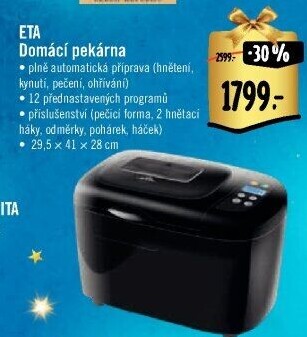 Domácí pekárna ETA