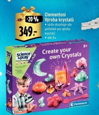 Laboratoř na výrobu krystalů Clementoni