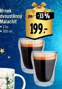 Termo skleněný hrnek