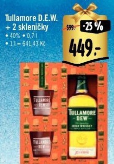 Whisky irská Tullamore Dew - dárkové balení