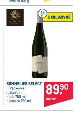 SOMMELIER SELECT Frankovka