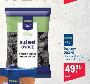 METRO Chef ŠVESTKY SUŠENÉ