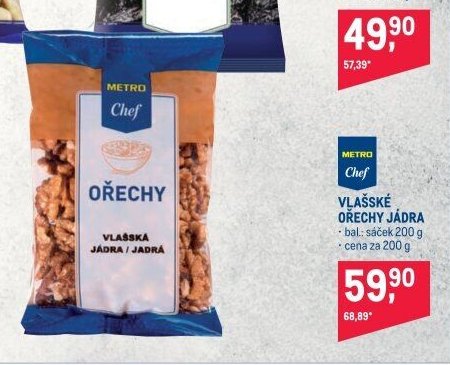 METRO Chef VLAŠSKÉ OŘECHY JÁDRA