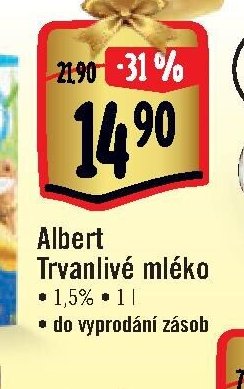 Albert Trvanlivé mléko