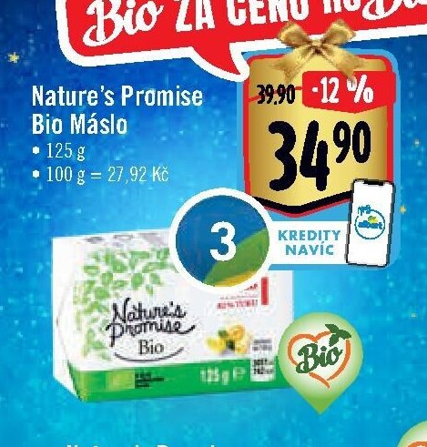 Nature's Promise Bio Máslo