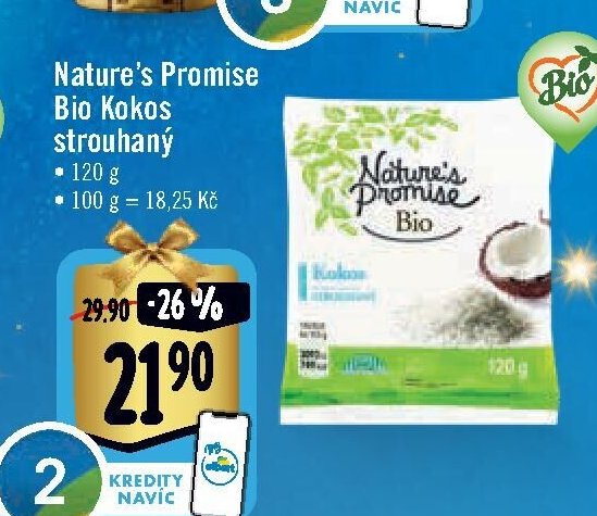 Nature's Promise Bio Kokos strouhaný