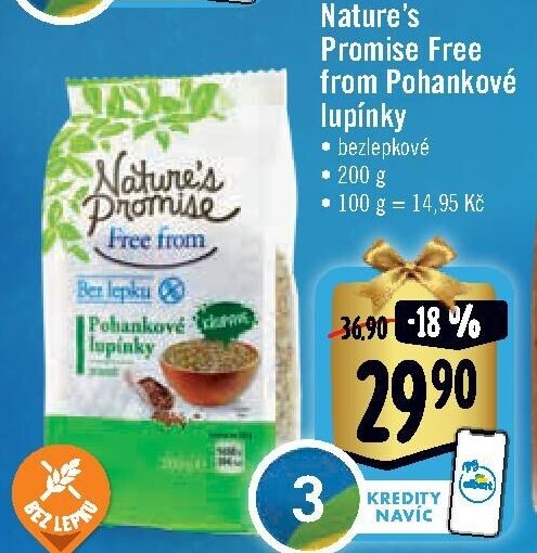 Nature's Promise Free from Pohankové lupínky