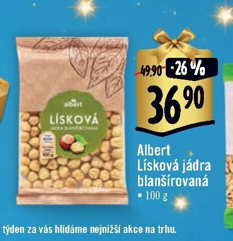 Albert Lísková jádra blanšírovaná