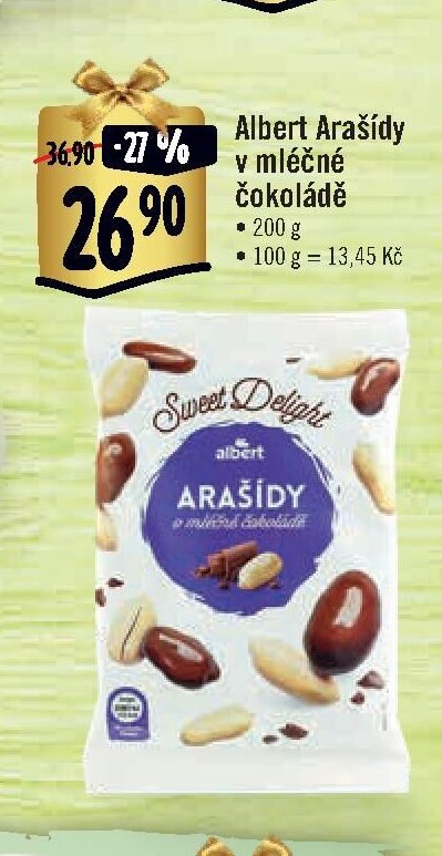 Albert Arašídy v mléčné čokoládě