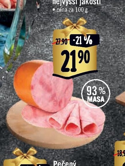 Dušená šunka nejvyšší jakosti