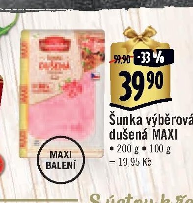 Šunka výběrová dušená MAXI