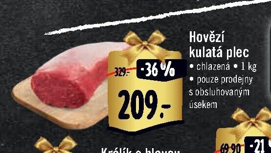 Hovězí kulatá plec