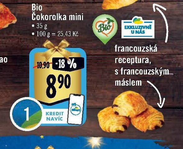 Bio Čokorolka mini