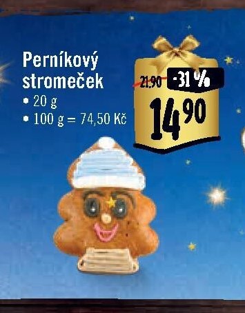 Perníkový stromeček