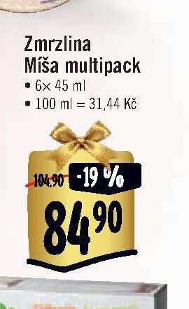 Zmrzlina Míša multipack