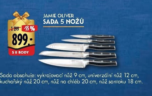 Jamie Oliver sada 5 nožů