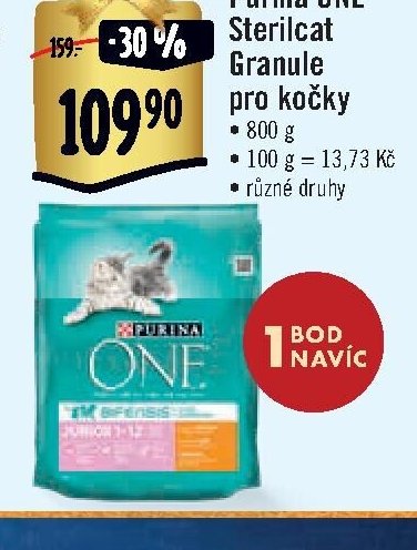 Purina ONE Sterilcat Granule pro kočky