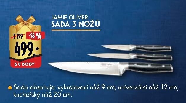 JAMIE OLIVER SADA 3 NOŽŮ