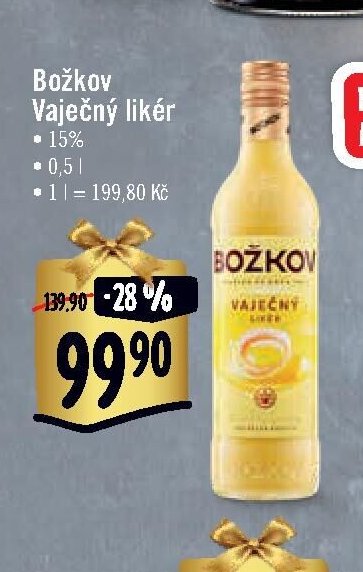 Božkov Vaječný likér