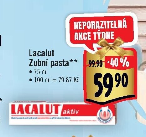 Lacalut Zubní pasta