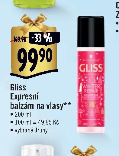 Gliss Expresní balzám na vlasy
