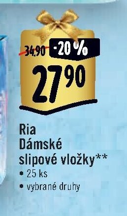 Ria Dámské slipové vložky