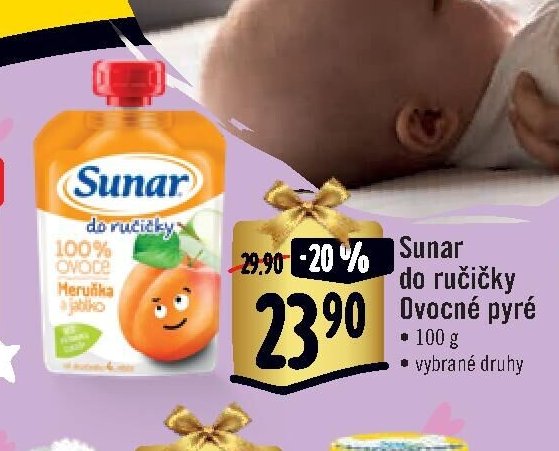 Sunar do ručičky Ovocné pyré