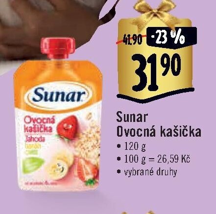 Sunar Ovocná kašička