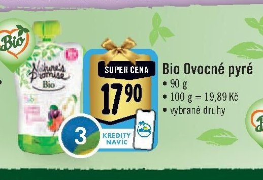 Nature's Promise Bio Ovocné pyré