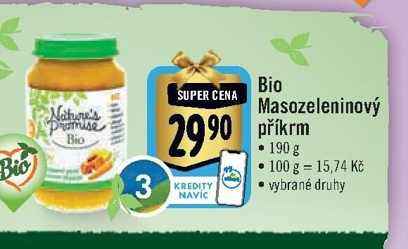 Nature's Promise Bio Masozeleninový příkrm